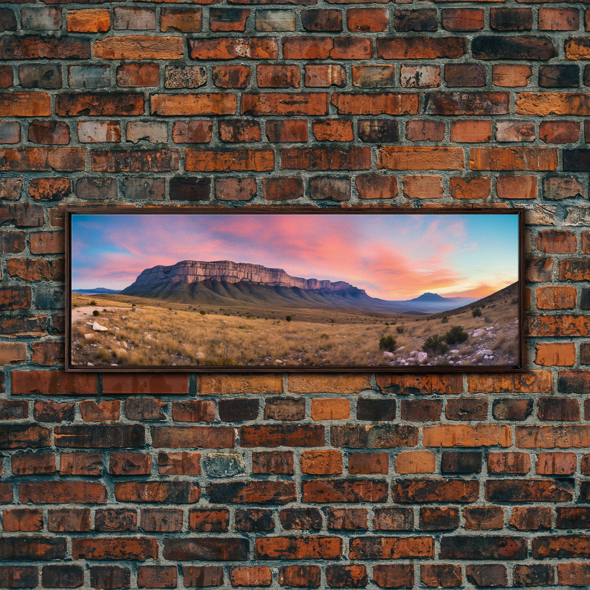 Panoramic of Guadalupe Mountains National Park, Extra Large Wall Art, Panoramic Wall Art, Panoramic Landscape Print, Landscape Photography