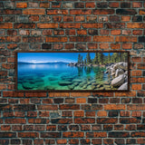 Panoramic Print of Lake Tahoe California, Extra Large Wall Art, Panoramic Wall Art, Panoramic Landscape Print, Landscape Photography