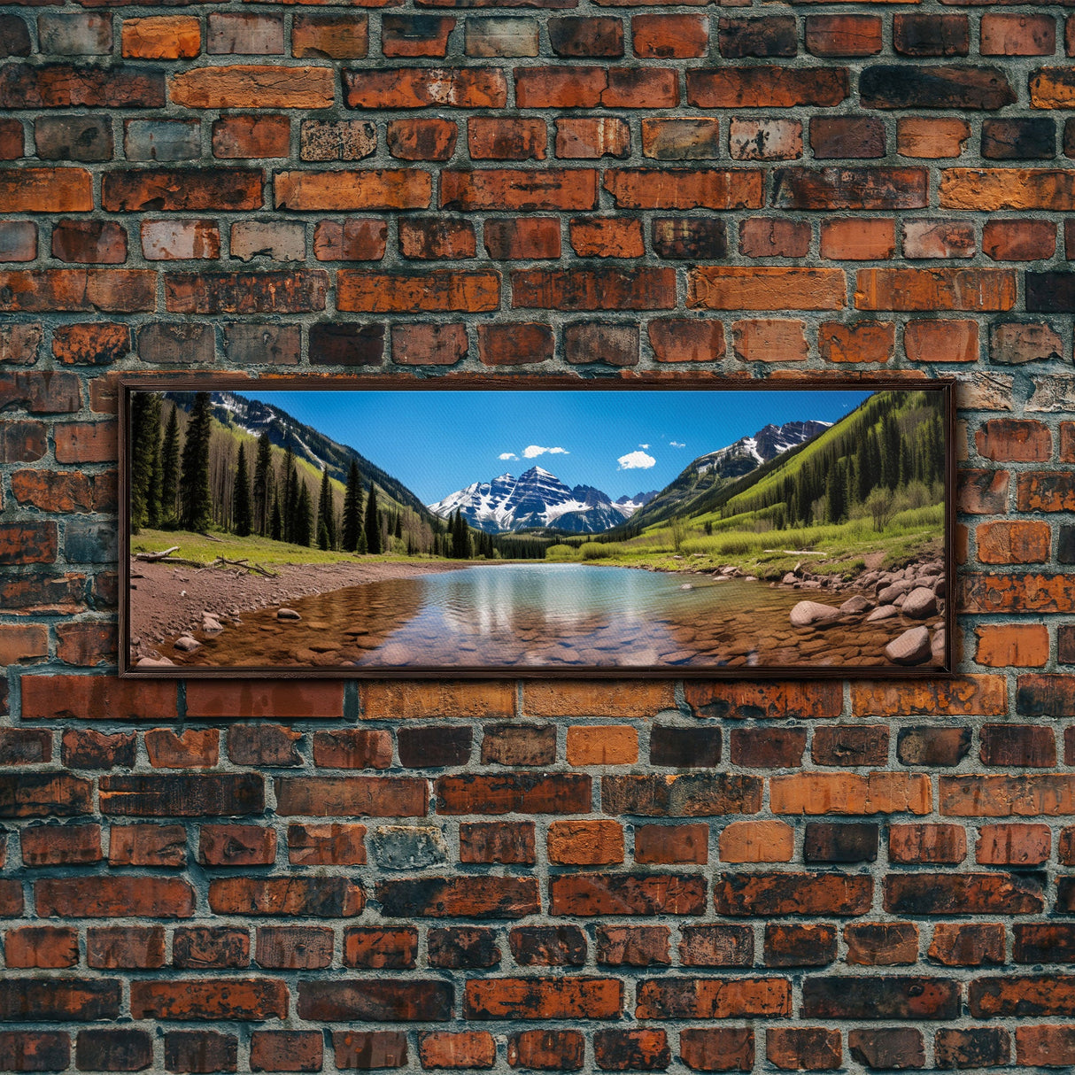 Panoramic Print of Maroon Bells Aspen Colorado Extra Large Wall Art, Panoramic Wall Art, Panoramic Landscape Print, Landscape Photography