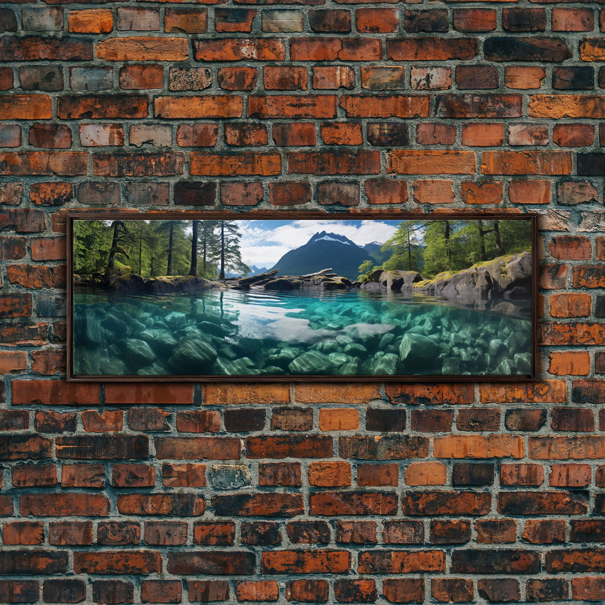 Panoramic Print of Mendenhall Glacier Extra Large Wall Art, Panoramic Wall Art, Panoramic Landscape Print, Landscape Photography