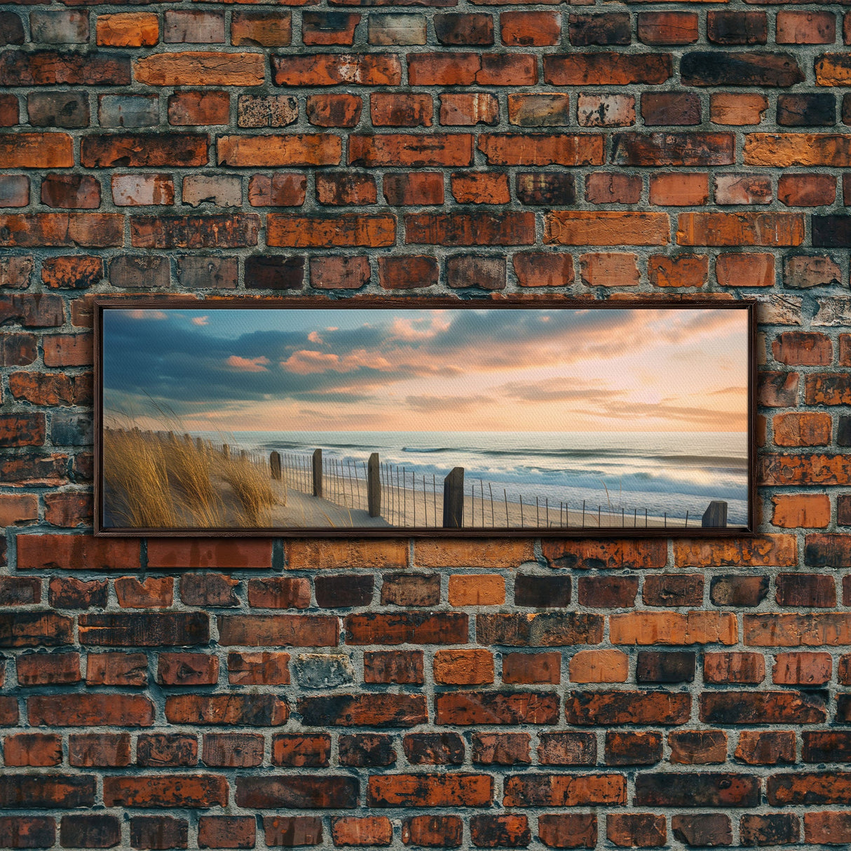 Panoramic Print of The Outer Banks, Beach Art, Extra Large Wall Art, Panoramic Wall Art, Panoramic Landscape Print, Landscape Photography