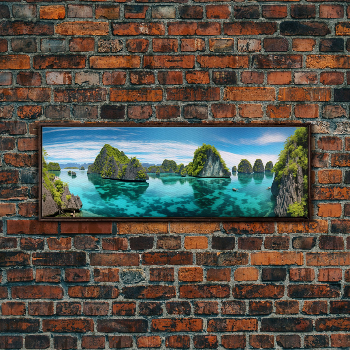 Panoramic Print of Raja Ampat Islands Indonesia Extra Large Wall Art, Panoramic Wall Art, Panoramic Landscape Print, Landscape Photography