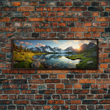 Panoramic Print of the Swiss Alps in Switzerland Extra Large Wall Art, Panoramic Wall Art, Panoramic Landscape Print, Landscape Photography