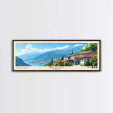 Alepu, Bulgaria Panoramic Print, Vacation Gift, Bulgaria Wall Art, Beach Painting, Beach Decor, Beach Or Lakehouse Art