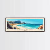 Balos Beach, Greece Panoramic Beach Print, Vacation Gift, Greece Wall Art, Beach Painting, Beach Decor, Beach Painting