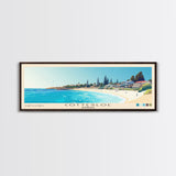 Cottesloe, Australia Panoramic Print, Vacation Gift, Australia Wall Art, Beach Painting, Beach Decor, Large Wall Art, Wood Frame Art