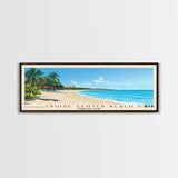 Cruise Center Beach, Turks and Caicos Panoramic Print, Vacation Gift, Turks and Caicos Wall Art, Beach Painting, Beach Decor, Beach Or Lakehouse Art