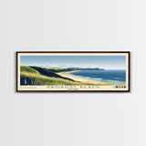 Grobust beach, Scotland Panoramic Beach Print, Vacation Gift, Scotland Wall Art, Beach Painting, Beach Decor, Beach Painting