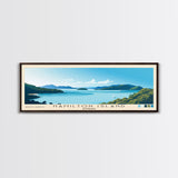 Hamilton Island, Australia Panoramic Beach Print, Vacation Gift, Australia Wall Art, Beach Painting, Beach Decor, Beach Painting