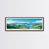 Ishigaki, Japan Panoramic Beach Print, Vacation Gift, Japan Wall Art, Beach Painting, Beach Decor, Beach Painting