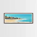 Jericoacoara, Brazil Panoramic Beach Print, Vacation Gift, Brazil Wall Art, Framed Canvas Print, Framed Beach Painting