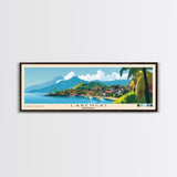 Labengki, Indonesia Panoramic Beach Print, Vacation Gift, Indonesia Wall Art, Framed Canvas Print, Framed Beach Painting