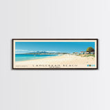 Langebaan Beach, South Africa Panoramic Beach Print, Vacation Gift, South Africa Wall Art, Beach Painting, Beach Decor, Beach Painting