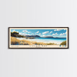 Lucky Bay, Australia Panoramic Print, Vacation Gift, Australia Wall Art, Beach Painting, Beach Decor, Beach Or Lakehouse Art