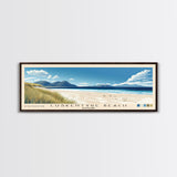 Luskentyre Beach, Scotland Panoramic Beach Print, Vacation Gift, Scotland Wall Art, Beach Painting, Beach Decor, Beach Painting