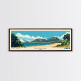 Nungwi, Tanzai Panoramic Print, Vacation Gift, Tanzai Wall Art, Beach Painting, Beach Decor, Large Wall Art, Wood Frame Art