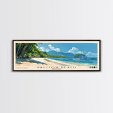 Paliton Beach, Philippines Panoramic Print, Vacation Gift, Philippines Wall Art, Vacation Wall Art, Vacatation Memories, Beach Decor, Beach Or Lakehouse Art