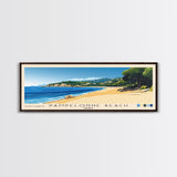 Pampelonne Beach, France Panoramic Print, Vacation Gift, France Wall Art, Beach Painting, Beach Decor, Beach Or Lakehouse Art