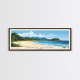 Pantai Cenang, Malasyia Panoramic Print, Vacation Gift, Malasyia Wall Art, Vacation Wall Art, Vacatation Memories, Beach Decor, Beach Or Lakehouse Art