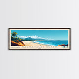 Radhanagar Beach, India Panoramic Beach Print, Vacation Gift, India Wall Art, Framed Canvas Print, Framed Beach Painting