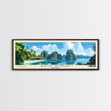 Raja Ampat, Indonesia Panoramic Print, Vacation Gift, Indonesia Wall Art, Vacation Wall Art, Vacatation Memories, Beach Decor, Beach Or Lakehouse Art