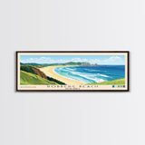 Robberg Beach, South Africa Panoramic Beach Print, Vacation Gift, South Africa Wall Art, Beach Painting, Beach Decor, Beach Painting