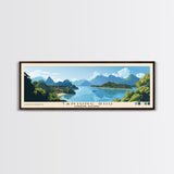 Tanjung Rhu, Langkawi, Malaysia Panoramic Print, Vacation Gift, Langkawi, Malaysia Wall Art, Beach Painting, Beach Decor, Large Wall Art, Wood Frame Art