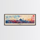 Adana Turkey Travel Art, City Art, Framed Canvas Print or Metal Wall Art, Europe Travel Poster, Panoramic Wall Art, Extra Wide Wall Art