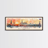 Belgorod Russia Travel Art, City Art, Framed Canvas Print or Metal Wall Art, Europe Travel Poster, Panoramic Wall Art, Extra Wide Wall Art