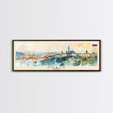 Kosice Slovakia Travel Art, City Art, Framed Canvas Print or Metal Wall Art, Europe Travel Poster, Panoramic Wall Art, Extra Wide Wall Art