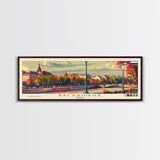 Balashikha Russia Travel Art, City Art, Framed Canvas Print or Metal Wall Art, Europe Travel Poster, Panoramic Wall Art, Extra Wide Wall Art