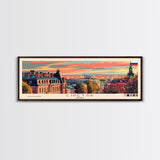 Lipetsk Russia Wall Art, Panoramic Travel Poster, Panoramic Framed Canvas Print, City Wall Art, Wall Hanging Home Decor, Travel Art