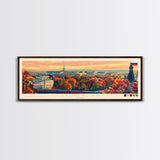 Lyubertsy Russia Travel Art, City Art, Framed Canvas Print or Metal Wall Art, Europe Travel Poster, Panoramic Wall Art, Extra Wide Wall Art