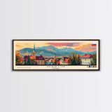 Martin Slovakia Travel Art, City Art, Framed Canvas Print or Metal Wall Art, Europe Travel Poster, Panoramic Wall Art, Extra Wide Wall Art