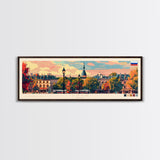 Tver Russia Travel Art, City Art, Framed Canvas Print or Metal Wall Art, Europe Travel Poster, Panoramic Wall Art, Extra Wide Wall Art