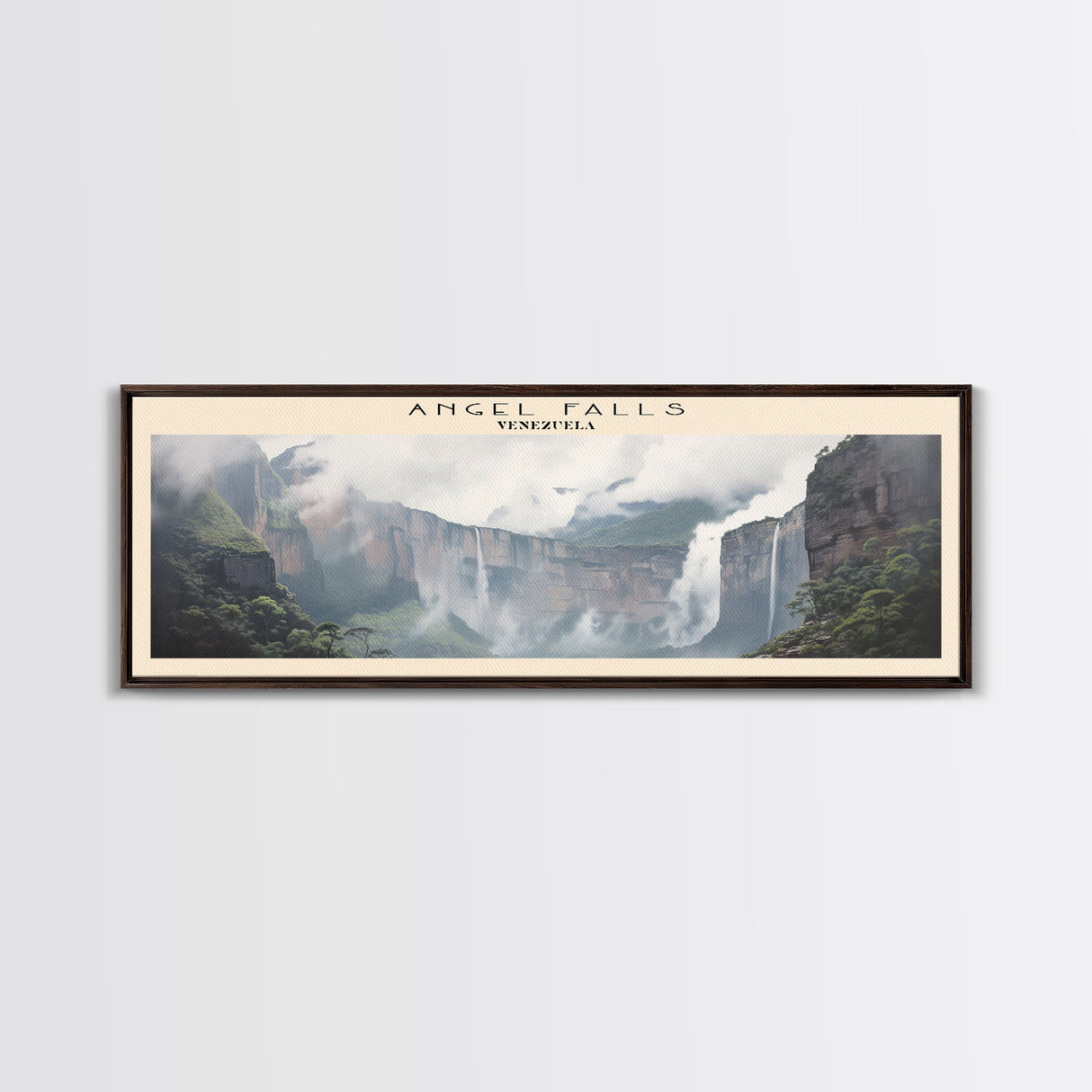 Angel Falls Wall Art Travel Poster Print, Gift For Travel Lover, Vacation Gift, Venezuela Wall Art, Home Decor, Original Art