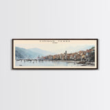 Cinque Terre Travel Poster Print, Framed Canvas Wall Art, Metal Wall Art, COUNTRY art, Gift For Him, Travel Wall Art, Travel Lover Gift