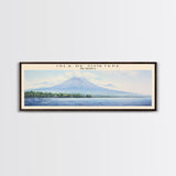 Isla de Ometepe Framed Canvas Print Travel Poster | Wall Art | Home Decor | Gift For Travel Lover | Wall Hanging | Original Art