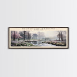 Keukenhof Gardens Framed Canvas Print Travel Poster | Wall Art | Home Decor | Gift For Travel Lover | Wall Hanging | Original Art