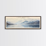 Lake Atitlan COUNTRY Travel Poster Print, Framed Canvas Print, COUNTRY Travel Art, Wood Framed Art, Wall Hanging, Home Decor