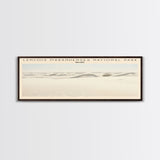 Lencois Maranhenses National Park COUNTRY Travel Poster Print, Framed Canvas Print, COUNTRY Travel Art, Wood Framed Art, Wall Hanging, Home Decor