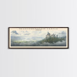 Neuschwanstein Castle Framed Canvas Print Travel Poster | Wall Art | Home Decor | Gift For Travel Lover | Wall Hanging | Original Art