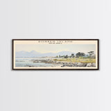 Robben Island Framed Canvas Print Travel Poster | Wall Art | Home Decor | Gift For Travel Lover | Wall Hanging | Original Art