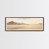 Sossusvlei COUNTRY | Framed Travel Poster Canvas Print | Trendy Wall Art | Watercolor Painting | Living Room Art | Unique Art