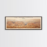 The Grand Canyon COUNTRY | Framed Travel Poster Canvas Print | Trendy Wall Art | Watercolor Painting | Living Room Art | Unique Art