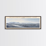 Vatnajökull National Park Travel Print Wall Art, Travel Poster Print, Retro Style COUNTRY Home Decor, Wall Hanging, Travel Gift Idea, Unique Metal Art