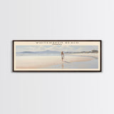 Whitehaven Beach Travel Poster Print, Framed Canvas Print, COUNTRY Travel Art, Wood Framed Art, Wall Hanging, Home Decor