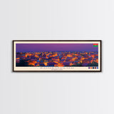 Koudougou, Burkina Faso Travel Poster Panoramic Canvas Print, Koudougou, Burkina Faso Painting, Burkina Faso Art, Koudougou Travel Art, Guest Room Painting