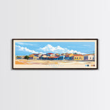 Lobito, Angola Travel Poster Panoramic Canvas Print, Lobito, Angola Painting, Angola Art, Lobito Travel Art, Guest Room Painting