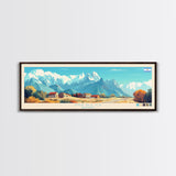 Merlo, Argentina Travel Poster Panoramic Canvas Print, Merlo, Argentina Painting, Argentina Art, Merlo Travel Art, Guest Room Painting